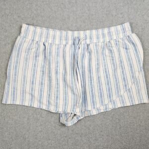 Cato Skort Womens Size XL Stripe Blue White